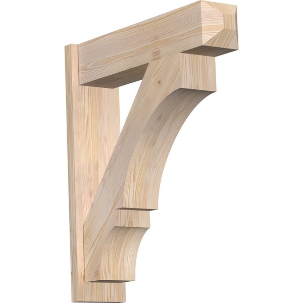 Ekena Millwork Balboa Smooth Craftsman Outlooker, Douglas Fir, 7 1/2"W x 30"D x 34"H OUT08X30X34BOA04SDF - main
